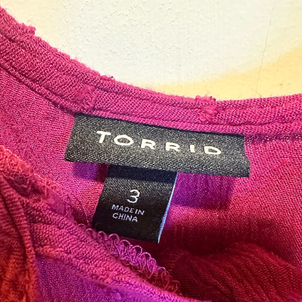 Torrid Women's Pink Sleeveless Top, 3X, Plus Size - Picture 5 of 8